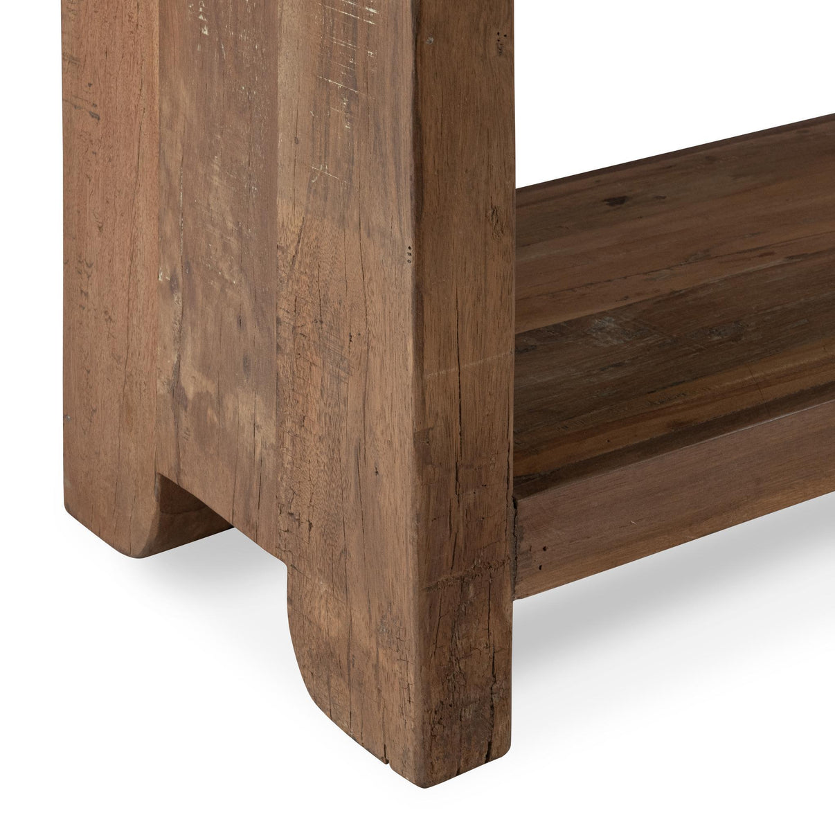 Marsa - 3 Drawer Console Table - Natural, alternate view 7 with wood construction