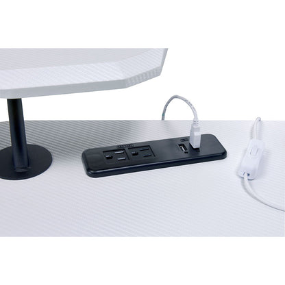 Vildre - Gaming Table w/USB Port, alternate view 15 with metal