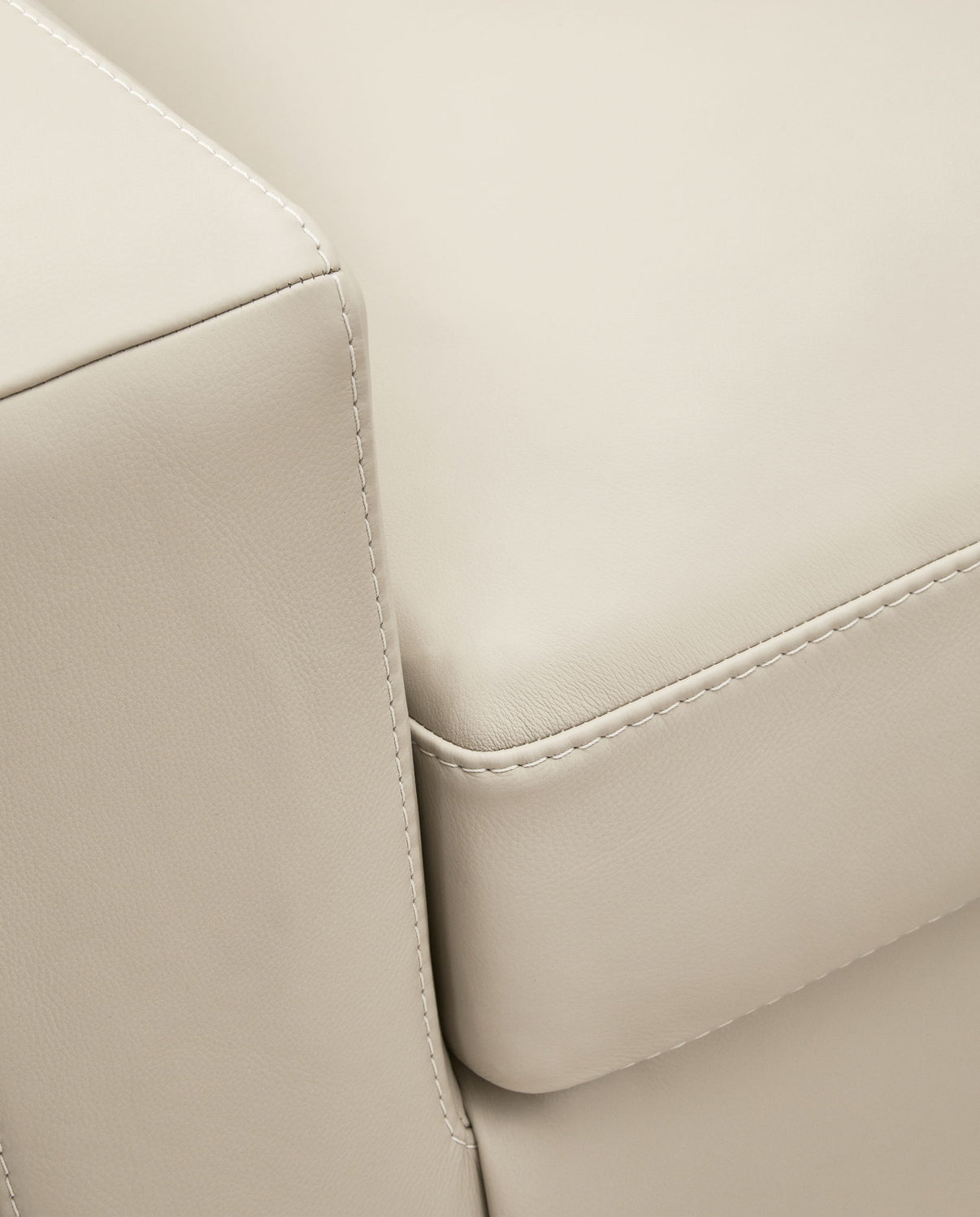 Treasure Trove - Chair And A Half - Almond, alternate view 7 with top-grain leather