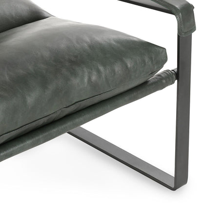 Morgan - Accent Chair, alternate view 19 with top-grain leather