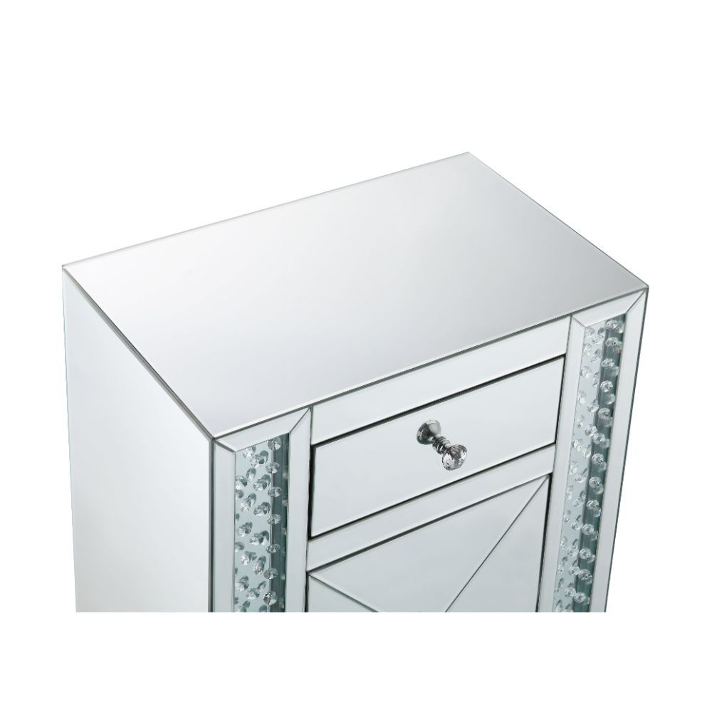 Nysa - Accent Table - Faux Crystals, alternate view 7 with glass