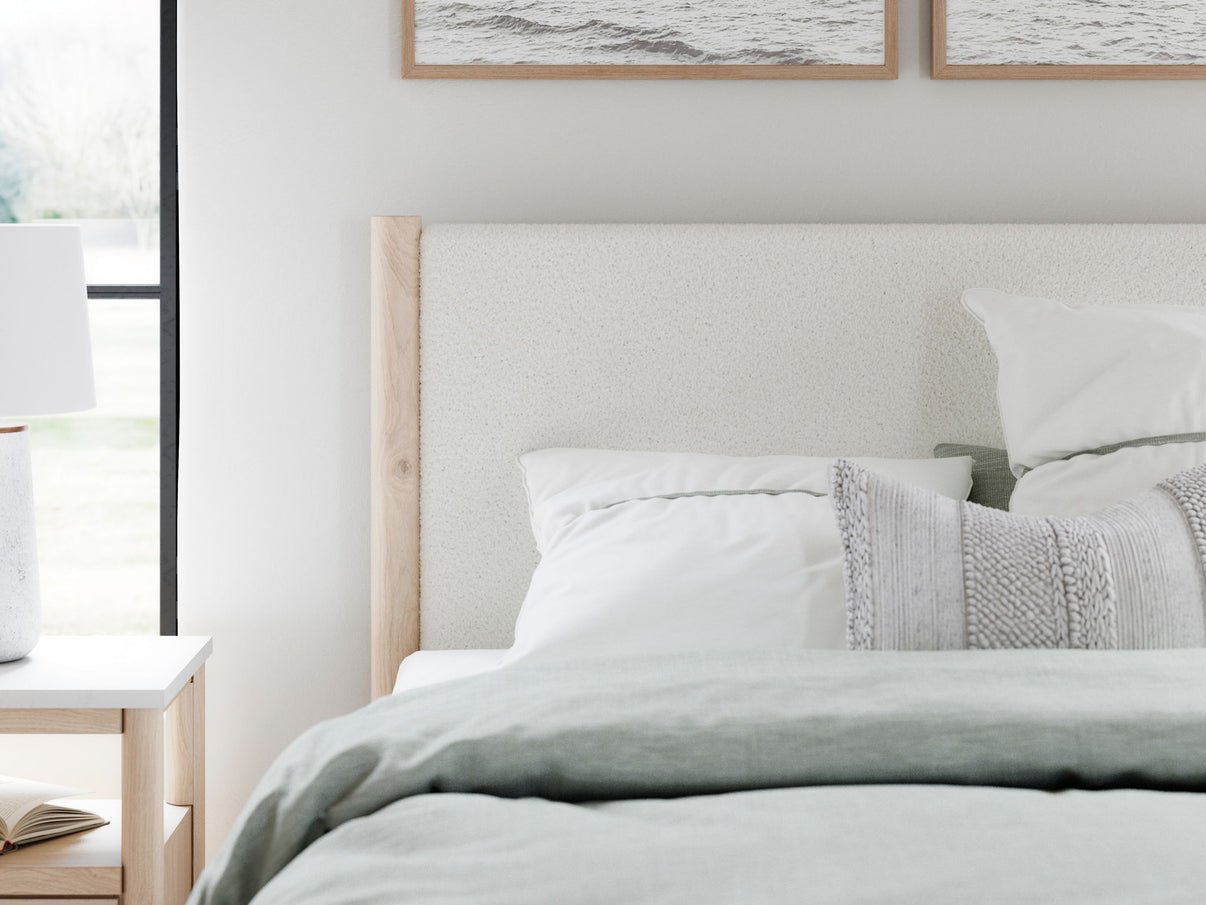 Cadmori - Upholstered Panel Bed, alternate view 8