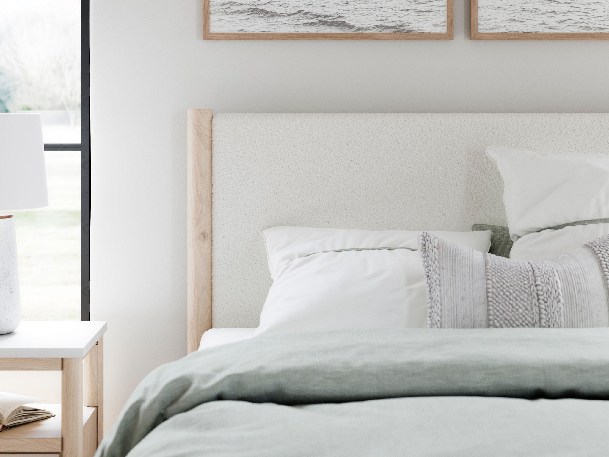 Cadmori - Upholstered Panel Bed, alternate view 8