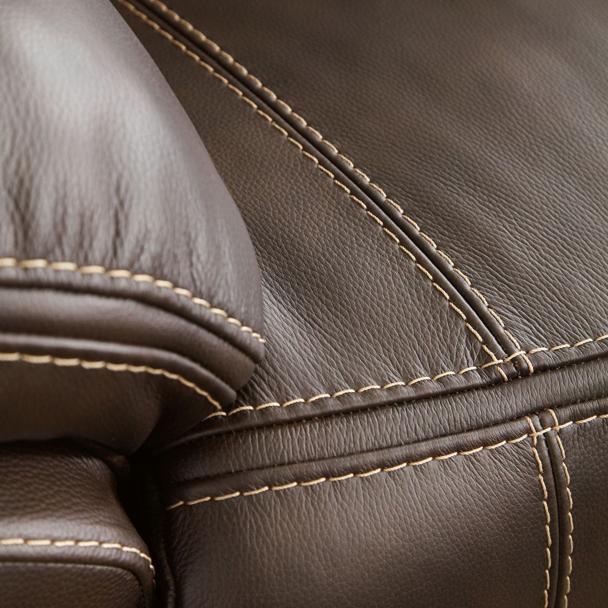 Dunleith - 2-Piece Power Reclining Loveseat - Chocolate - Signature Design by Ashley® - 5