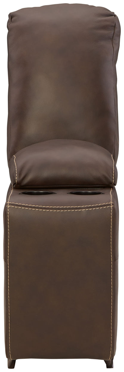 Dunleith - 9-Piece Power Reclining Sectional - Chocolate - Signature Design by Ashley® - 7