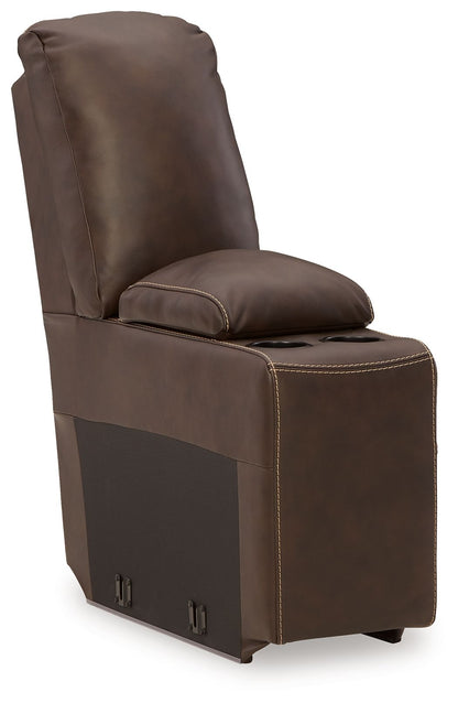 Dunleith - 9-Piece Power Reclining Sectional - Chocolate - Signature Design by Ashley® - 4