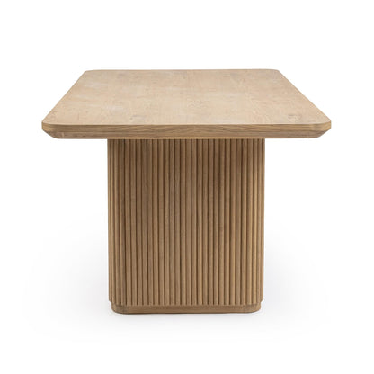 Vander - Oak Wood 84" Dining Table