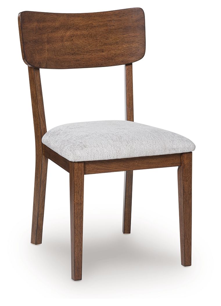 Tameride - Dining Upholstered Side Chair (Set of 2) - Brown, alternate view 7 with polyester fabric