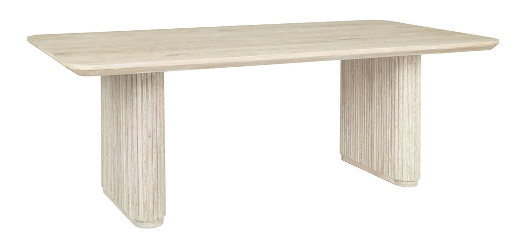 Vander - Oak Wood 84" Dining Table, product view