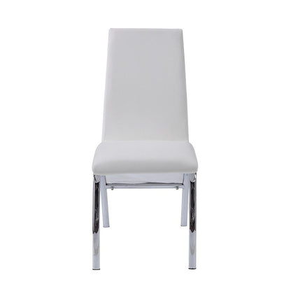Pervis - Side Chair, alternate view 11 with faux leather