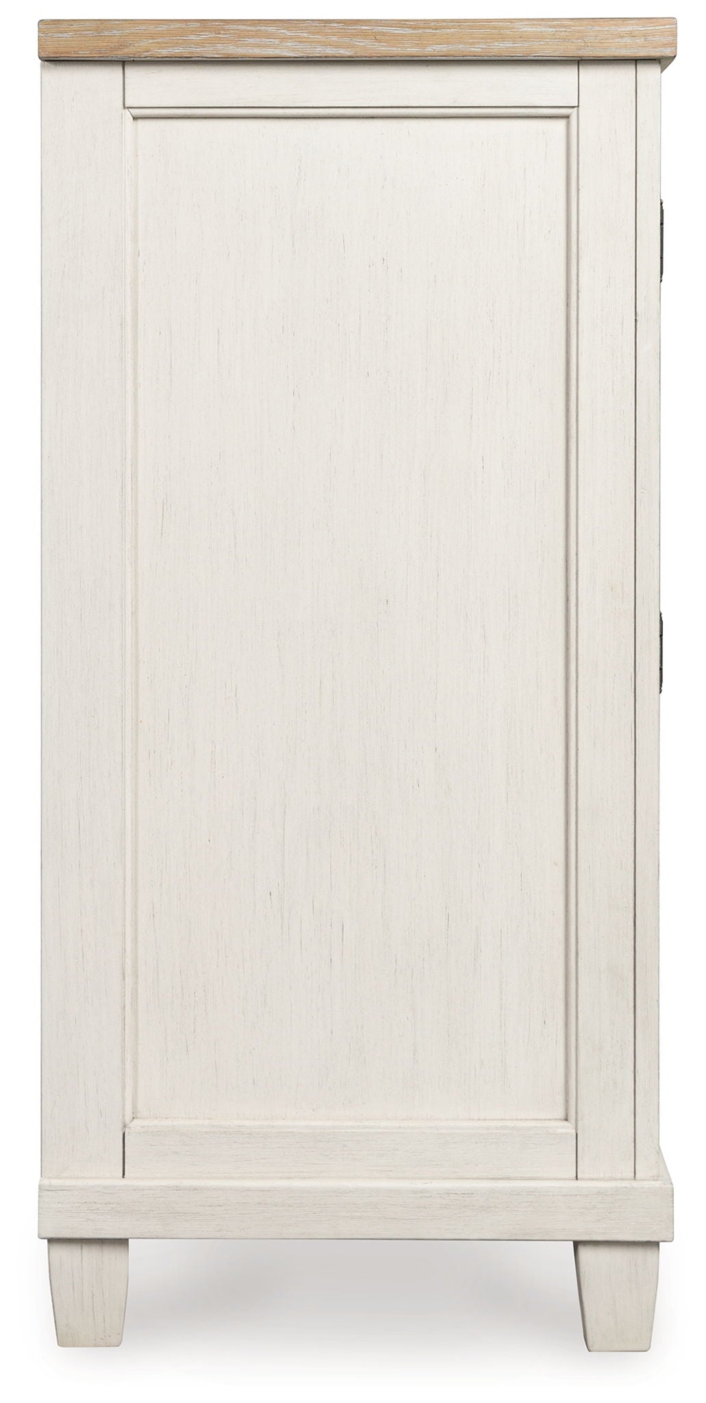Shaybrock - Dresser - Antique White / Brown, alternate view 8 with wood construction
