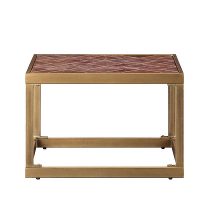 Genevieve - Table, alternate view 5 with top-grain leather