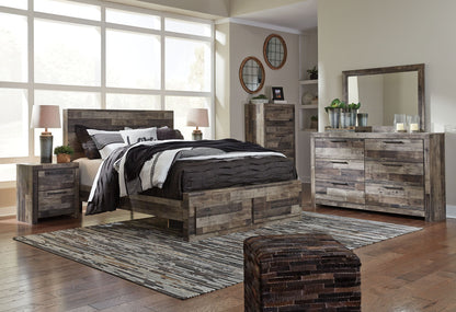 Derekson - Panel Bed, alternate view 51 with wood construction