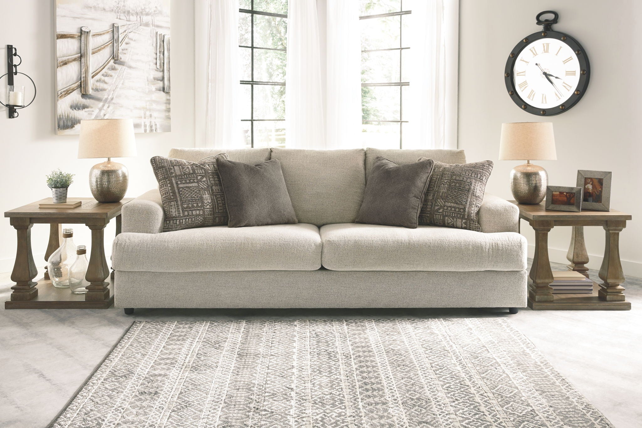 Soletren - Living Room Set, alternate view 4 with chenille upholstery
