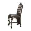 Versailles - Counter Height Chair, alternate view 3 with leather upholstery