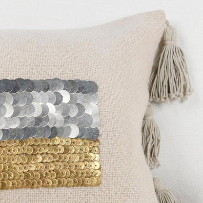 Radiant Oasis - 14" x 20" Tanga Pillow - Natural