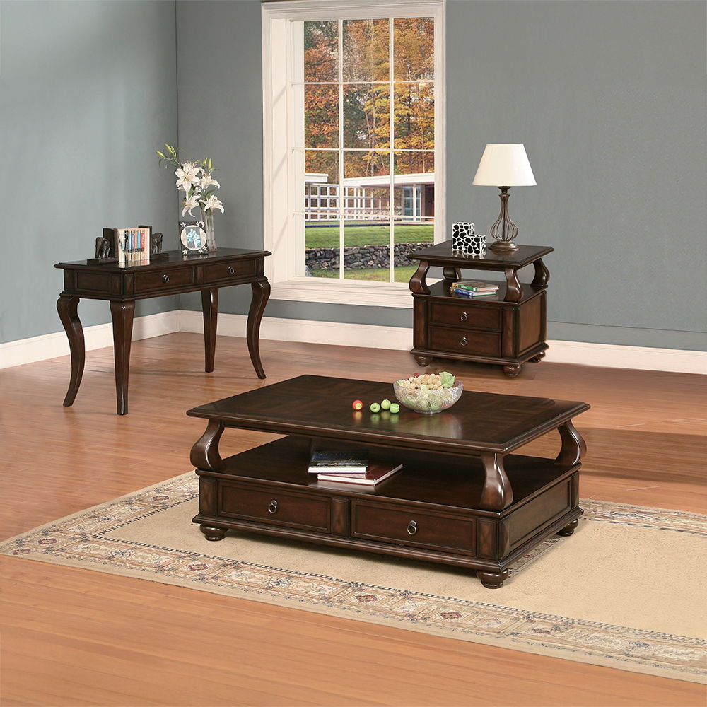 Amado - End Table - Walnut, alternate view 8 with wood construction