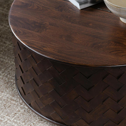 Shira - Mango Wood 24" Round Table, alternate view 13