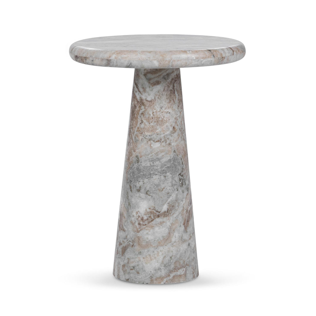 Huxley - Marble Round Accent Table, product view