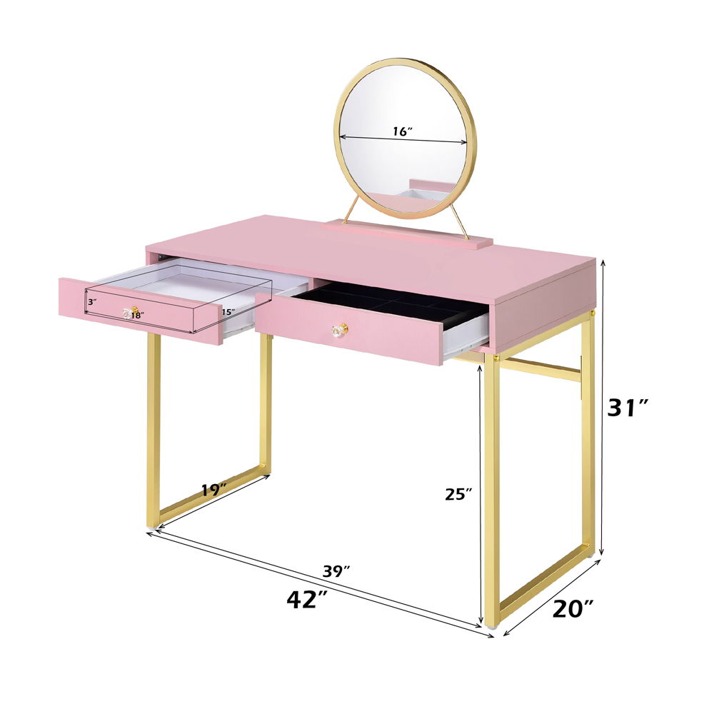 Coleen - Vanity Desk - 42", alternate view 29
