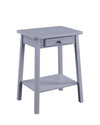 Kaife - Accent Table, product view with wood construction