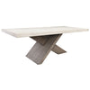 Durant - Dining Table, product view with wood construction