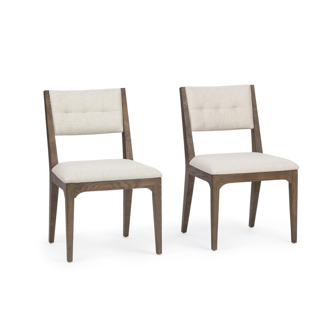 Estelle - Dining Chair (Set of 2) - Soft Cocoa, product view with polyester fabric