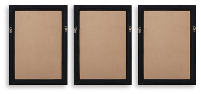Janisburg Wall Art Set (Set of 3) Black / White / Brown, gallery image 5