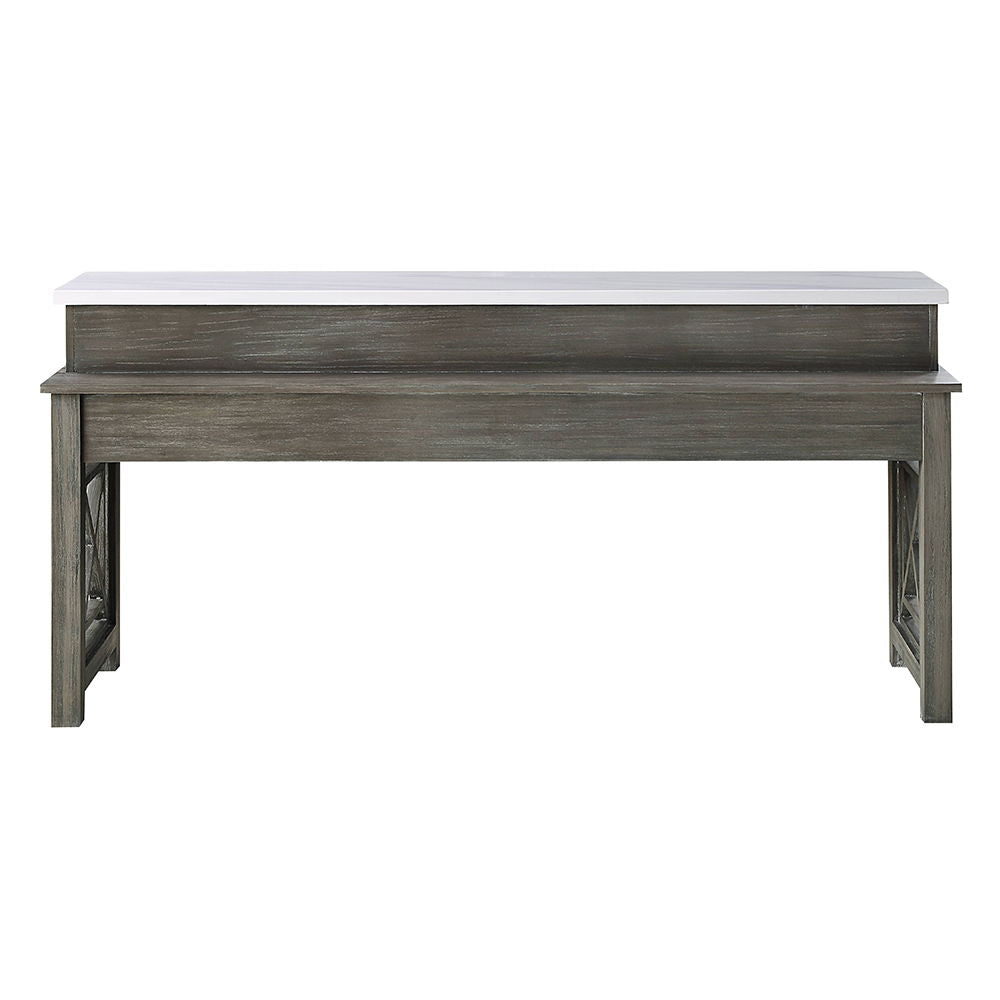 Wandella - Counter Height Set w/USB, alternate view 14 with wood construction