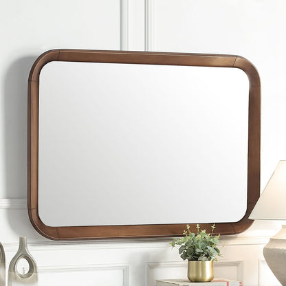 Harvey - Accent Mirror - Walnut, alternate view 6