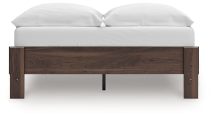 Calverson - Platform Bed, alternate view 9 with wood construction