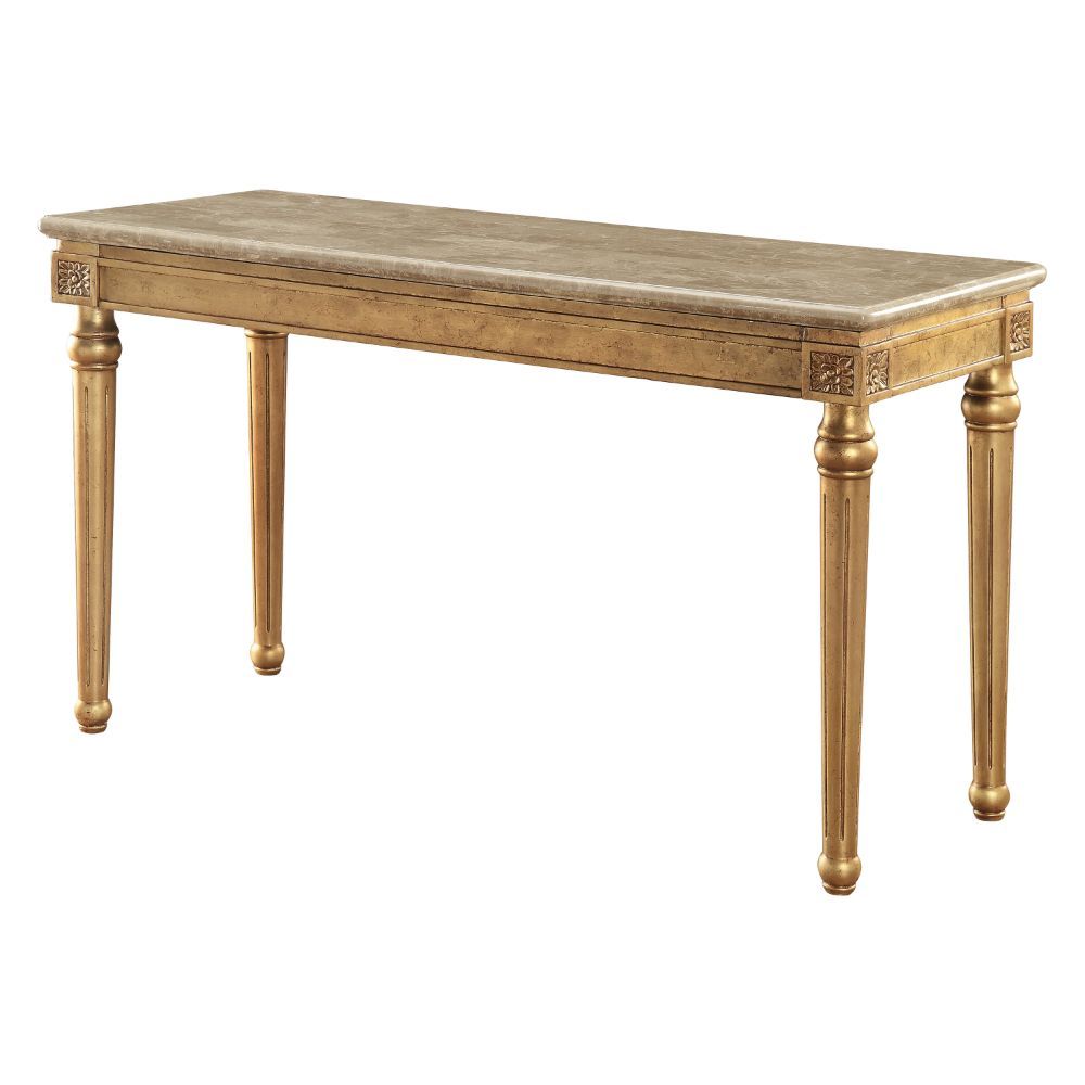 Daesha - Table, alternate view 2 with marble