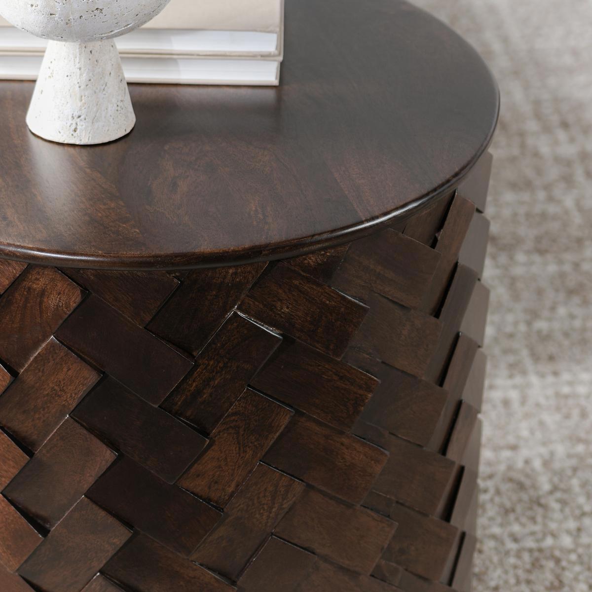 Shira - Mango Wood 24" Round Table, alternate view 14