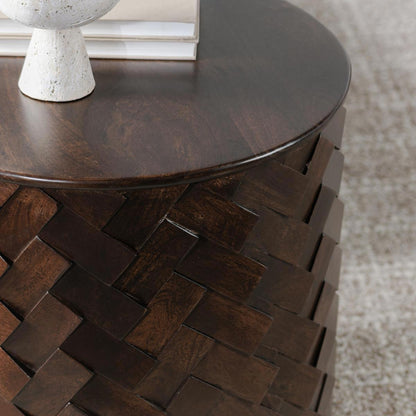 Shira - Mango Wood 24" Round Table, alternate view 14