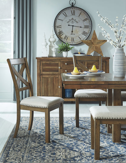 Moriville - Rectangular Dining Table Set, alternate view 15 with wood construction