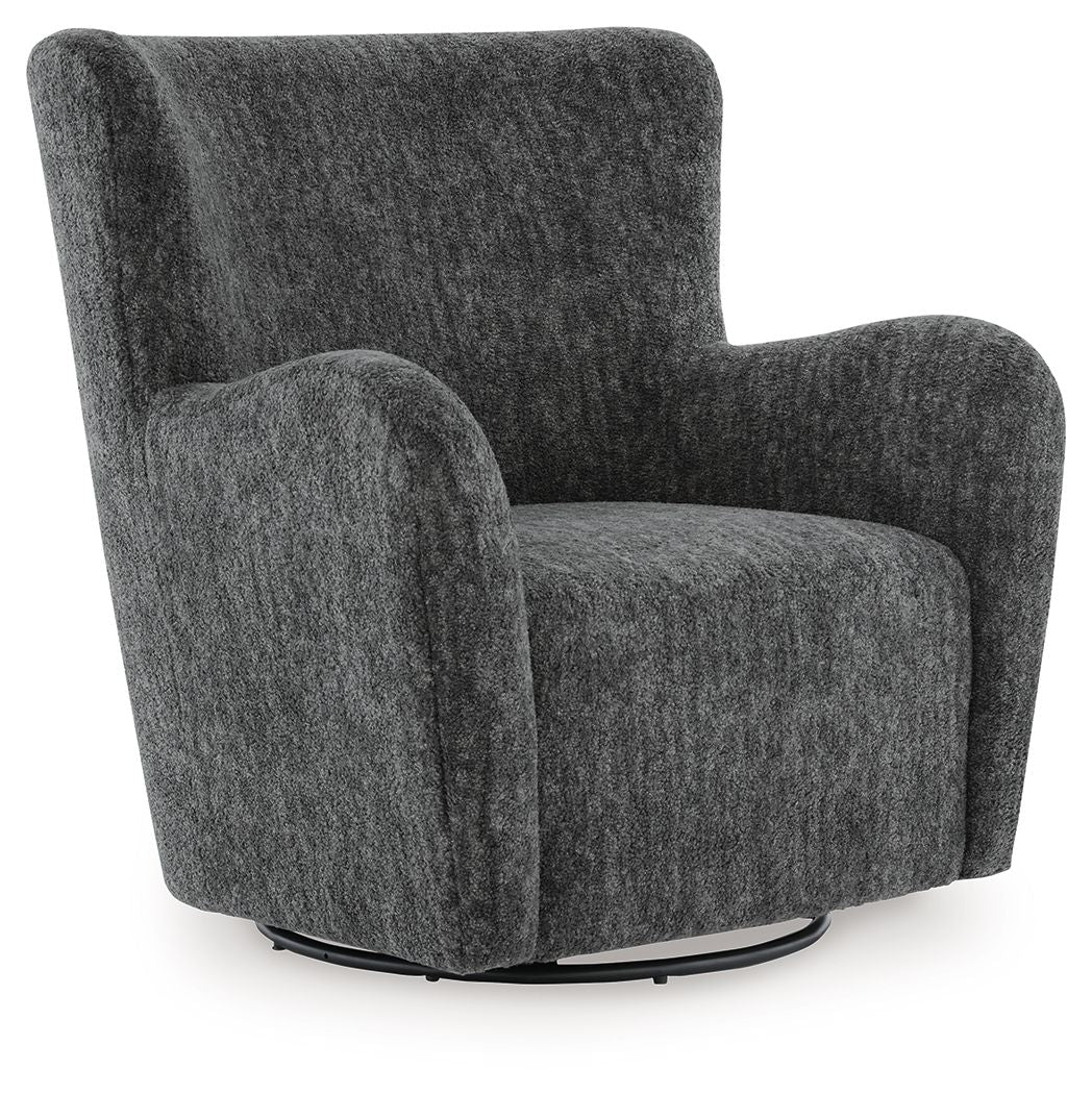 Rowenburg - Swivel Glider Accent Chair, product view