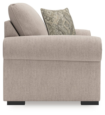 Sararose - Chair and a Half - Heather, alternate view 7 with chenille upholstery