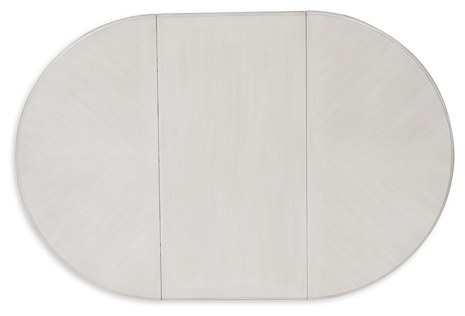 Montelaine - Oval Dining Room Extension Table - Antique White, alternate view 9 with wood construction