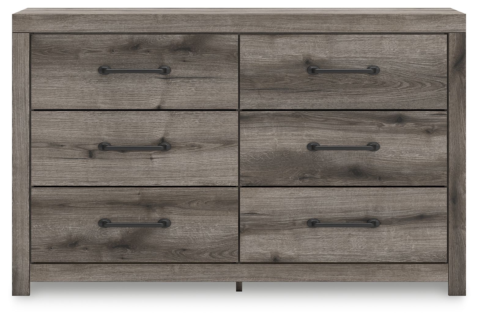 Graystorm - Six Drawer Dresser, alternate view 17 with linen fabric