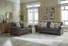 Roxmere - Living Room Set, alternate view 3 with faux leather