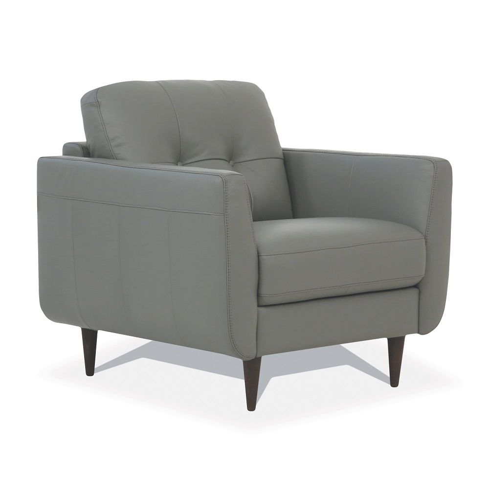 Radwan - Chair, alternate view 2 with leather upholstery