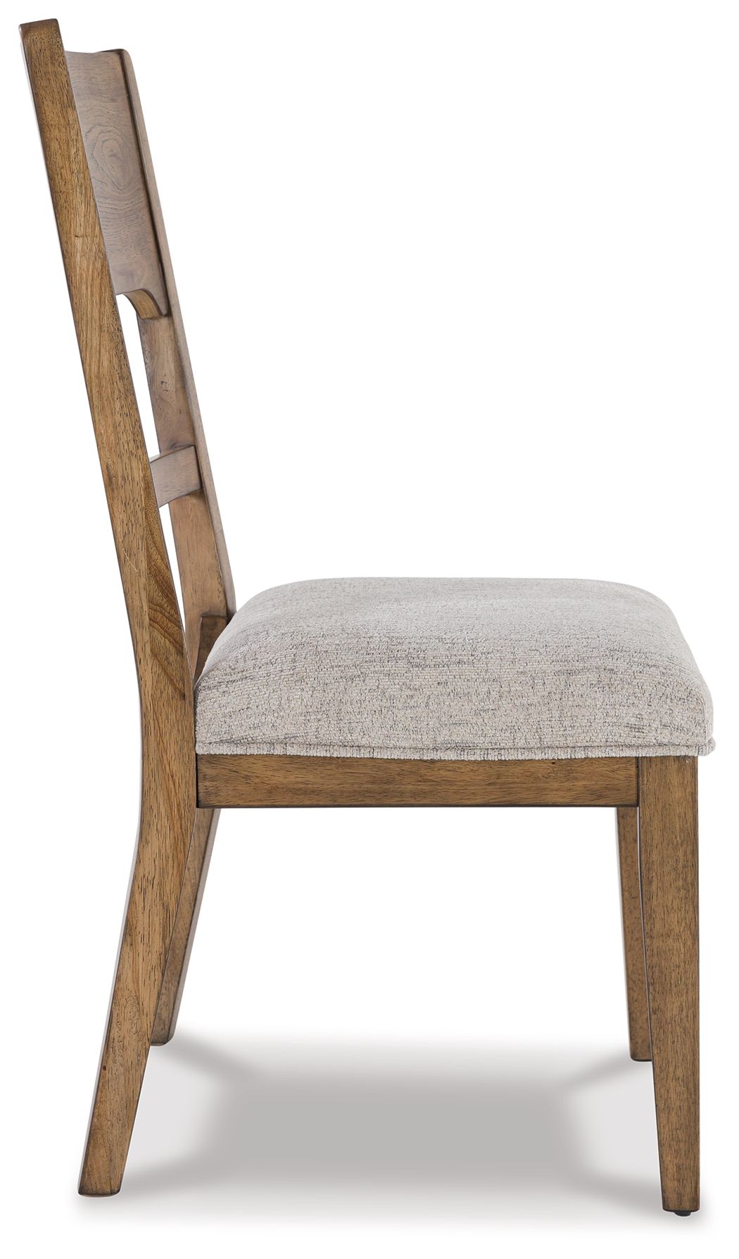 Cabalynn - Dining Uph Side Chair (Set of 2) - Oatmeal / Light Brown, alternate view 8 with polyester fabric