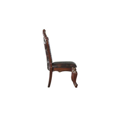 Picardy - Side Chair, alternate view 9 with leather upholstery