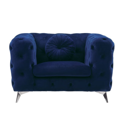 Atronia - Chair, alternate view 5 with velvet upholstery