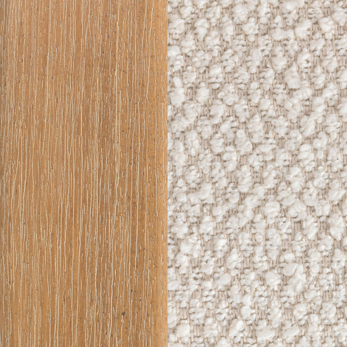 Caprice - Accent Chair - Light Beige / Natural, alternate view 5 with polyester fabric