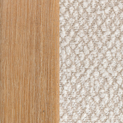 Caprice - Accent Chair - Light Beige / Natural, alternate view 5 with polyester fabric