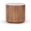 Josie - Round Table, alternate view 2 with wood construction