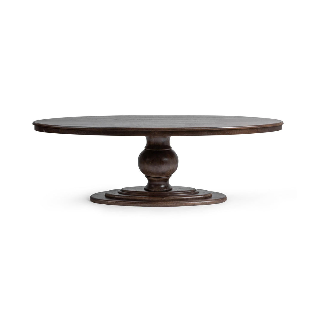 Brookside - Oval Dining Table - Cocoa Brown, product view with wood construction