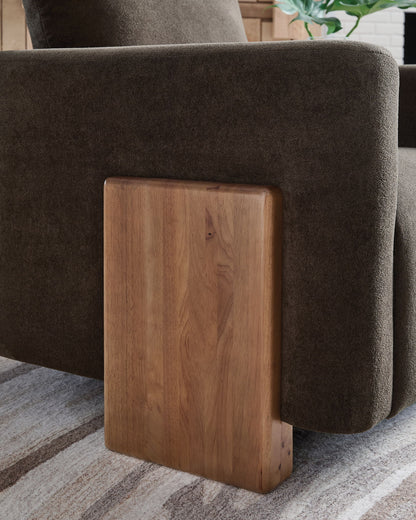 Dairlett - Accent Chair - Brown, alternate view 7 with polyester fabric