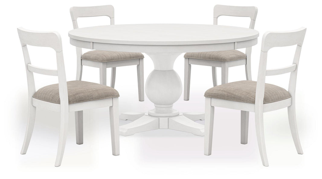 Greddinton - Round Dining Table Set